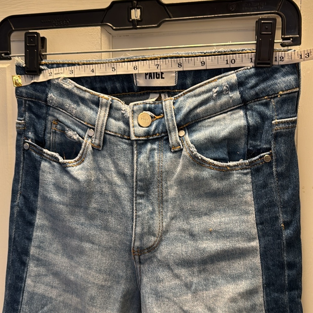 Paige jeans size 23 Hoxton Slim style two toned - Picture 7 of 8